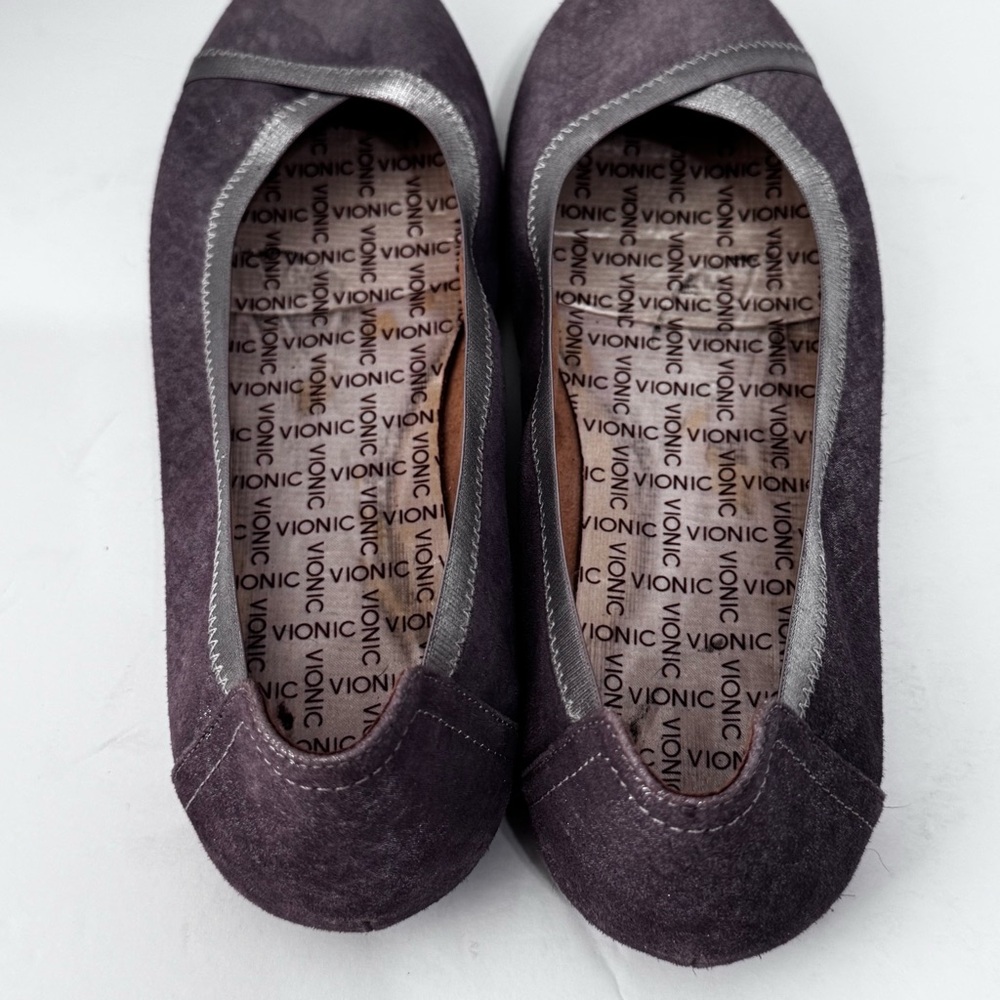 Vionic caroll Purple Flats with Rounded Toe size 9 - Picture 7 of 9